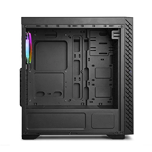 Ant Esports ICE-200TG Mid Tower Gaming Cabinet Computer case with RGB Front Panel