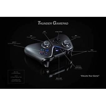 Cosmic Byte Thunder Wireless Gamepad for PC with Touch Controls