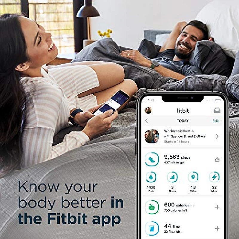 Fitbit FB507BKBK Versa 2 Health Fitness Smartwatch with Heart Rate, Music, Alexa Built-in (Black) Fitbit FB507BKBK Versa 2 Health Fitness Smartwatch with Heart Rate, Music, Alexa Built-in (Black)