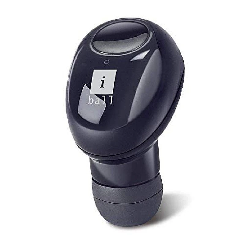 iBall Nano Earwear Ring-Dock B10 - Wireless Bluetooth Earphone with in-Built Mic (Black) in a Charging Pod iBall Nano Earwear Ring-Dock B10 - Wireless Bluetooth Earphone with in-Built Mic (Black) in a Charging Pod