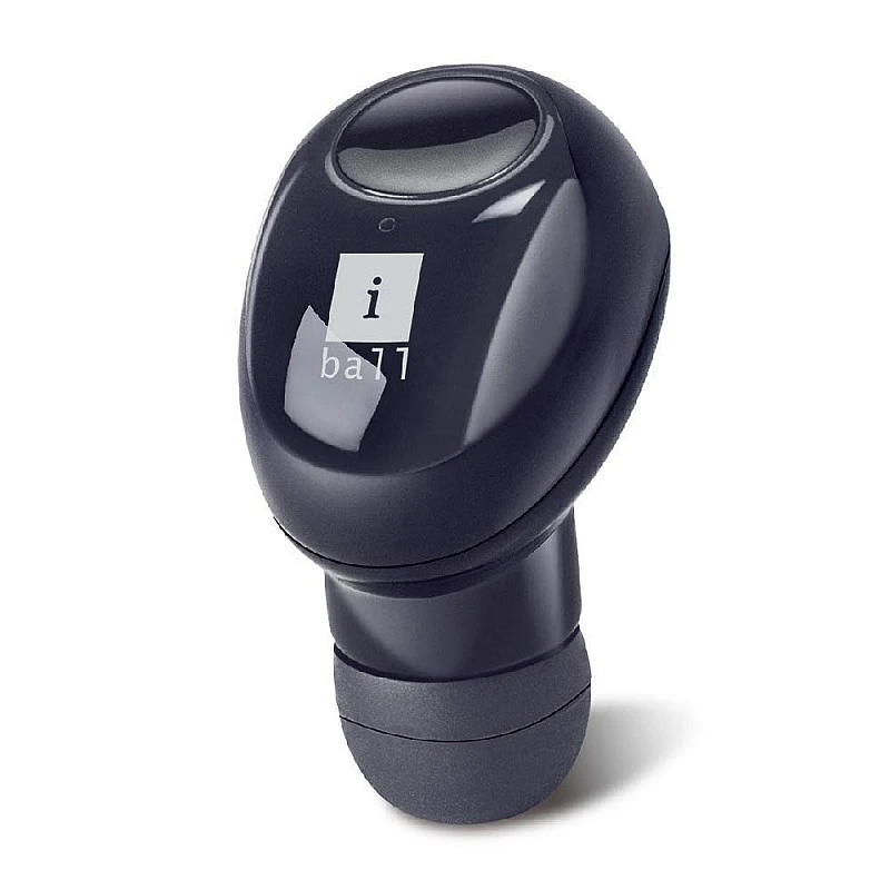 iBall Nano Earwear Ring-Dock B10 - Wireless Bluetooth Earphone with in-Built Mic (Black) in a Charging Pod iBall Nano Earwear Ring-Dock B10 - Wireless Bluetooth Earphone with in-Built Mic (Black) in a Charging Pod