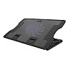 Quantum Laptop Cooling Pad with Noiseless Fan USB Powered with Blue LED QHM350 (Black) Quantum Laptop Cooling Pad with Noiseless Fan USB Powered with Blue LED QHM350 (Black)