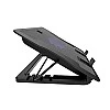 Quantum Laptop Cooling Pad with Noiseless Fan USB Powered with Blue LED QHM350 (Black) Quantum Laptop Cooling Pad with Noiseless Fan USB Powered with Blue LED QHM350 (Black)