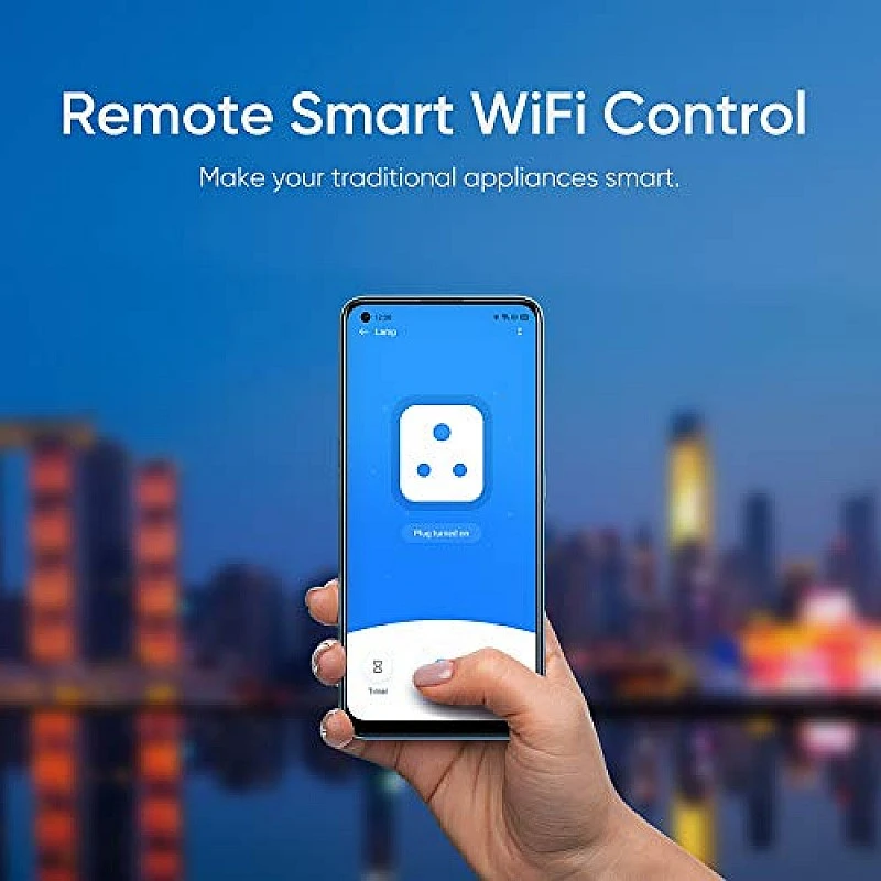 realme Wi-Fi 6A Smart Plug (White) with Smart Wi-Fi Control Google Assistant and Alexa Support realme Wi-Fi 6A Smart Plug (White) with Smart Wi-Fi Control Google Assistant and Alexa Support