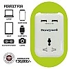 Honeywell Travel Surge Single Socket with 2 X USB Platinum Honeywell Travel Surge Single Socket with 2 X USB Platinum