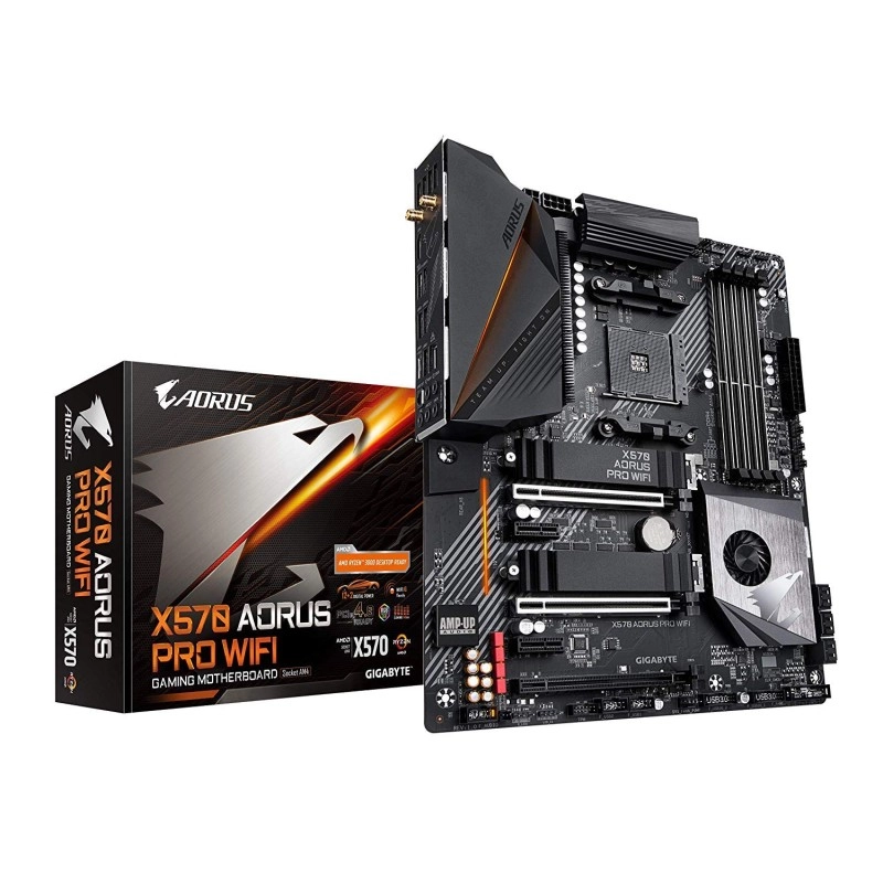 GIGABYTE X570 AORUS PRO WiFi Motherboard with 12+2 Phases IR Digital VRM GIGABYTE X570 AORUS PRO WiFi Motherboard with 12+2 Phases IR Digital VRM