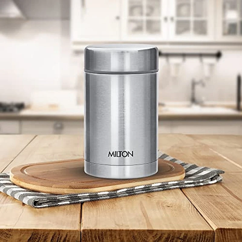 Milton Cruet 550 Thermosteel Hot and Cold Soup Flask, 515 ml, Silver Milton Cruet 550 Thermosteel Hot and Cold Soup Flask, 515 ml, Silver
