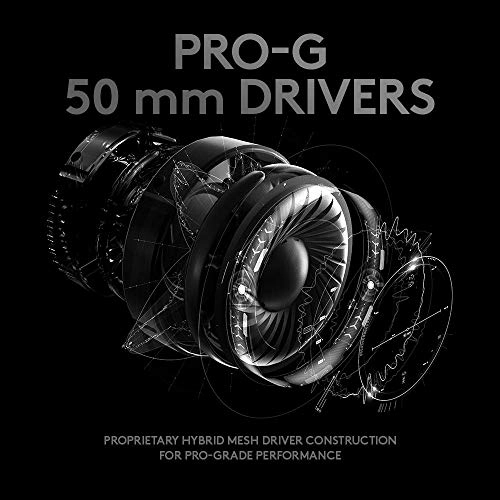 Logitech G Pro Gaming Headset, Lightweight with Pro-G Audio Drivers (for PC, PS4, Switch, Xbox One, VR)