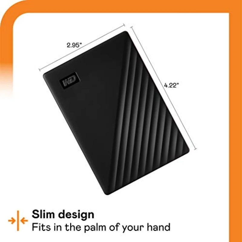 Western Digital WD 1TB My Passport Portable External Hard Drive, Black Western Digital WD 1TB My Passport Portable External Hard Drive, Black