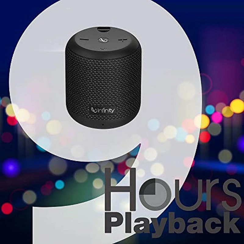 Infinity (JBL) Fuze 100 Deep Bass Dual Equalizer IPX7 Waterproof Portable Wireless Speaker (Charcoal Black)- Infinity (JBL) Fuze 100 Deep Bass Dual Equalizer IPX7 Waterproof Portable Wireless Speaker (Charcoal Black)-