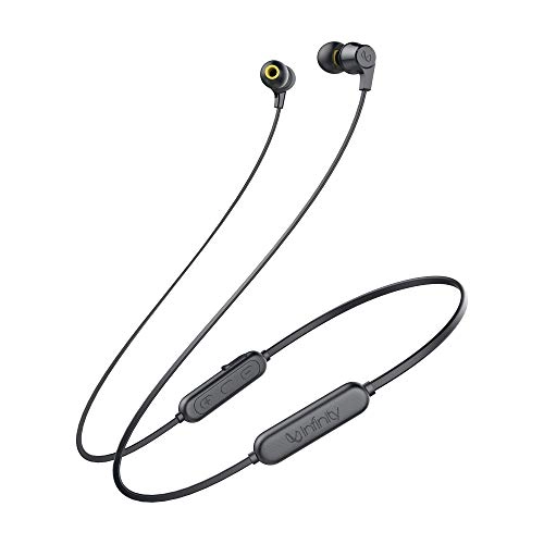 Infinity Glide 100 Wireless in-Ear Dual EQ Deep Bass IPX5 Sweatproof Headphones with Mic (Charcoal Black) Infinity Glide 100 Wireless in-Ear Dual EQ Deep Bass IPX5 Sweatproof Headphones with Mic (Charcoal Black)