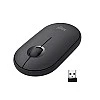 Logitech Pebble M350 Silent Buttons Wireless Optical Mouse with Bluetooth Graphite (Grey) Logitech Pebble M350 Silent Buttons Wireless Optical Mouse with Bluetooth Graphite (Grey)