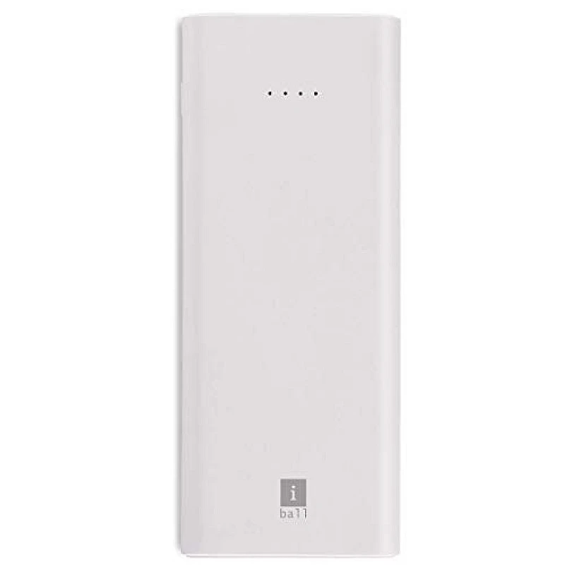 iBall 10000mAh Li-Polymer Slim Design Smart Charge Powerbank – LPS 10000 (White) refurbished iBall 10000mAh Li-Polymer Slim Design Smart Charge Powerbank – LPS 10000 (White) refurbished