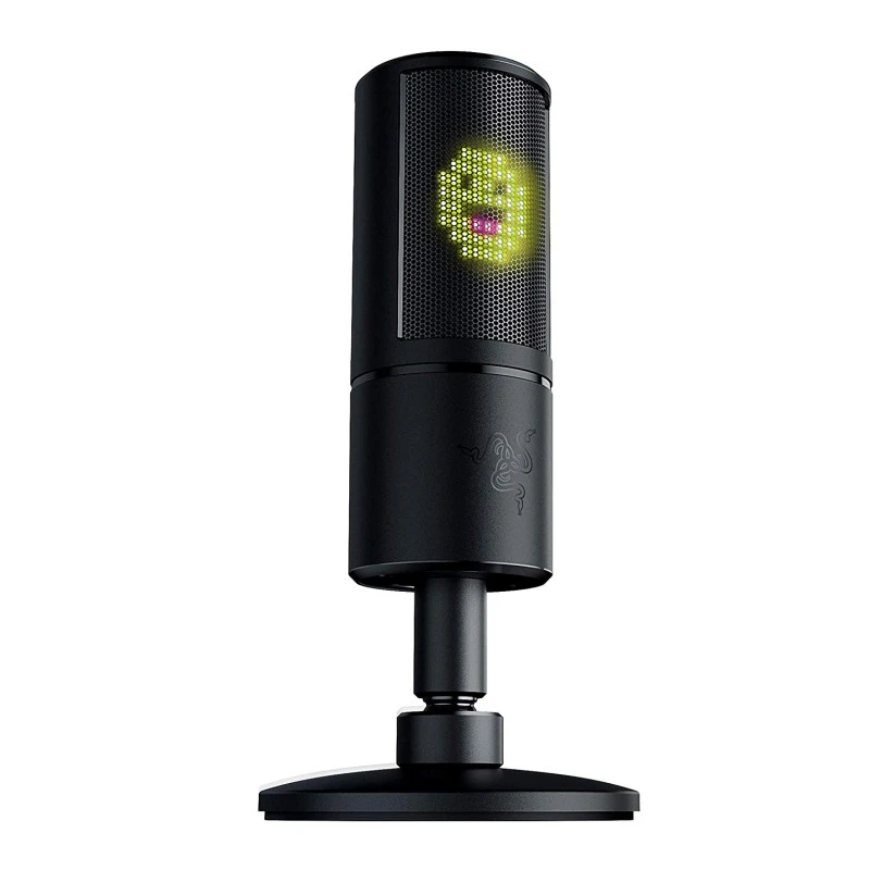 Razer Seiren Emote Streaming Microphone 8-Bit Emoticon LED Display Razer Seiren Emote Streaming Microphone 8-Bit Emoticon LED Display