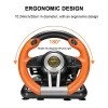 Pxn Pc Racing V3Ii 180 Degree Universal Usb Car Sim Race Steering Wheel With Pedals For Pc, Ps3, Ps4, Xbox (Orange) Pxn Pc Racing V3Ii 180 Degree Universal Usb Car Sim Race Steering Wheel With Pedals For Pc, Ps3, Ps4, Xbox (Orange)