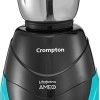 Crompton Ameo 750-Watt Mixer Grinder Motor Vent-X Technology (3 Stainless Steel Jars, Black And Green Crompton Ameo 750-Watt Mixer Grinder Motor Vent-X Technology (3 Stainless Steel Jars, Black And Green
