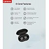 Lenovo HT10 True Wireless Earbuds Earphones Headphones Bluetooth V5.0 in-Built Mic Black Lenovo HT10 True Wireless Earbuds Earphones Headphones Bluetooth V5.0 in-Built Mic Black