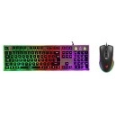 Redgear G-20 Gaming Keyboard and Mouse Combo with RGB Backlit Keyboard and 4800 dpi RGB Mouse
