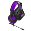 Cosmic Byte H11 Gaming wired over ear Headset with Microphone (Black Purple)