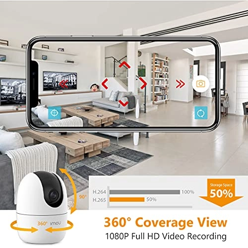 Imou 360 Degree Security Camera White