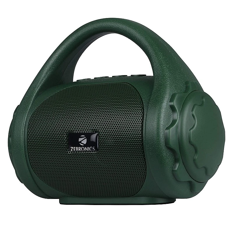 Zebronics ZEB-COUNTY Wireless Bluetooth Portable Speaker With Supporting Green Zebronics ZEB-COUNTY Wireless Bluetooth Portable Speaker With Supporting Green