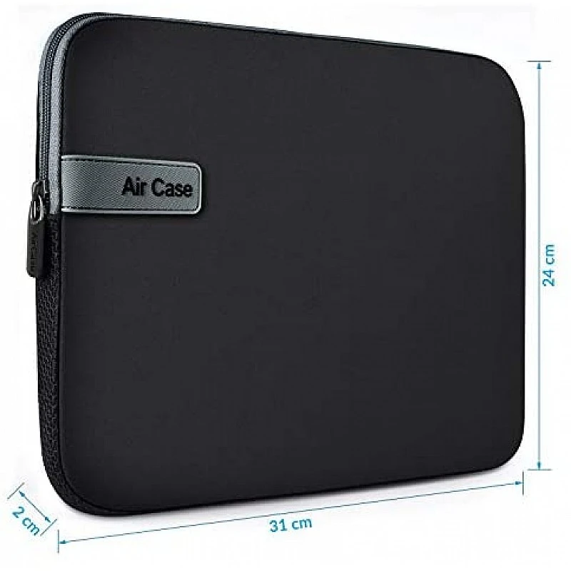 AirCase Laptop Bag Sleeve Case Cover for 11.6-Inch Laptop MacBook, Protective, Neoprene (Black) AirCase Laptop Bag Sleeve Case Cover for 11.6-Inch Laptop MacBook, Protective, Neoprene (Black)