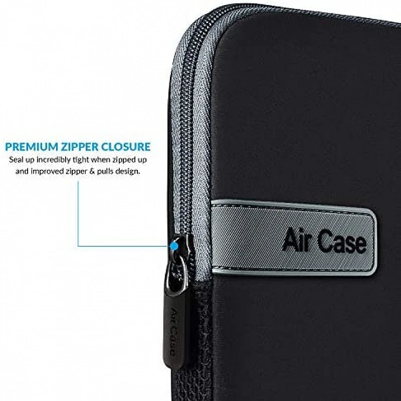AirCase Laptop Bag Sleeve Case Cover for 11.6-Inch Laptop MacBook, Protective, Neoprene (Black) AirCase Laptop Bag Sleeve Case Cover for 11.6-Inch Laptop MacBook, Protective, Neoprene (Black)
