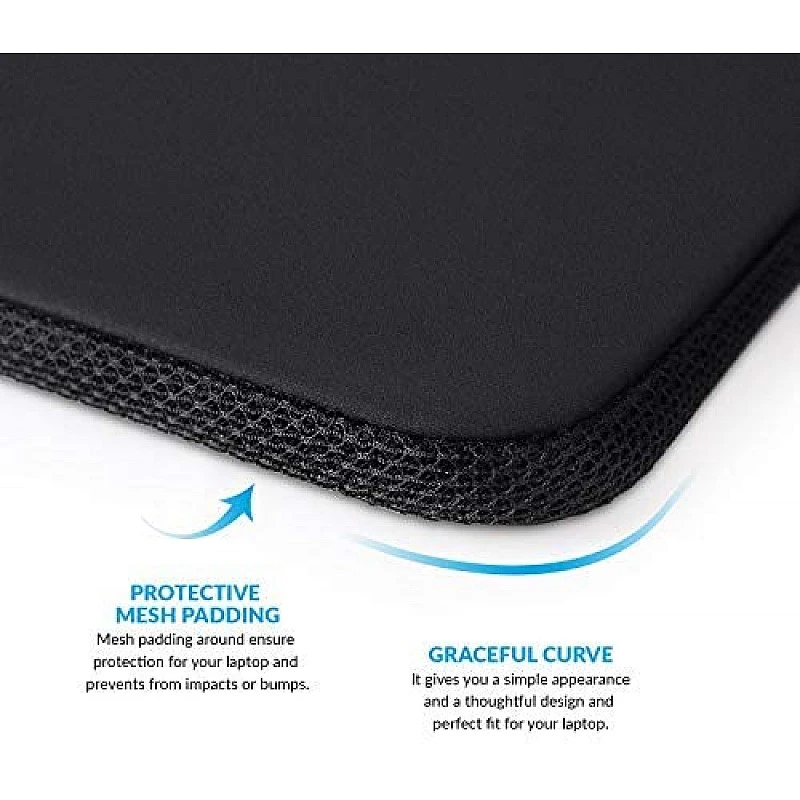 AirCase Laptop Bag Sleeve Case Cover for 11.6-Inch Laptop MacBook, Protective, Neoprene (Black) AirCase Laptop Bag Sleeve Case Cover for 11.6-Inch Laptop MacBook, Protective, Neoprene (Black)
