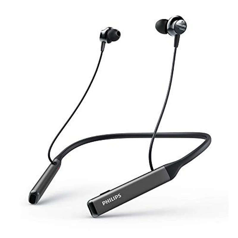 Philips Performance TAPN505BK Bluetooth 5.0 Active Noise Cancelling in-Ear Neckband Philips Performance TAPN505BK Bluetooth 5.0 Active Noise Cancelling in-Ear Neckband