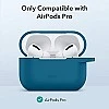 ESR Silicone Case Compatible with AirPods Pro (2022/2019), Protective Case with Carabiner, Wireless Blue ESR Silicone Case Compatible with AirPods Pro (2022/2019), Protective Case with Carabiner, Wireless Blue