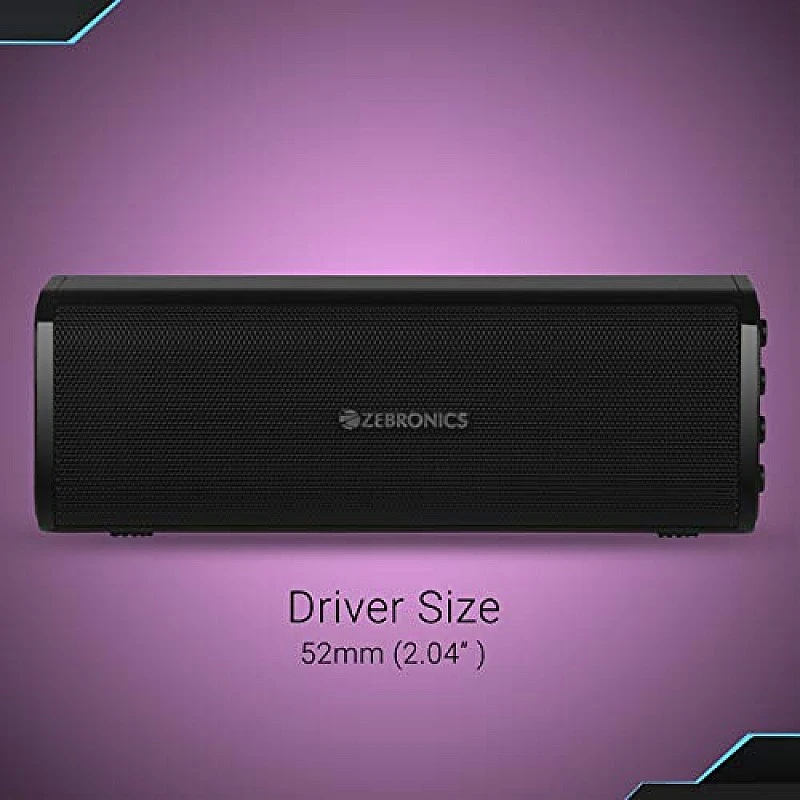 Zebronics Vita Plus Portable Speaker Supporting Bluetooth, FM, SD Crad, Aux(Black) Zebronics Vita Plus Portable Speaker Supporting Bluetooth, FM, SD Crad, Aux(Black)