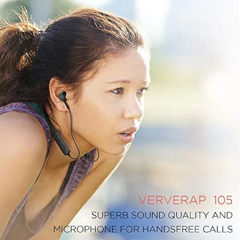 Motorola Lifestyle Ververap 105 Wireless Bluetooth in Ear Neckband Headphone with Mic (Black) Motorola Lifestyle Ververap 105 Wireless Bluetooth in Ear Neckband Headphone with Mic (Black)