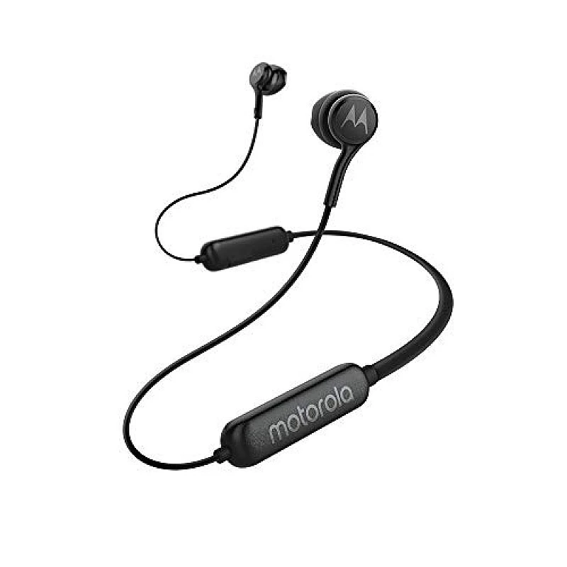 Motorola Lifestyle Ververap 105 Wireless Bluetooth in Ear Neckband Headphone with Mic (Black) Motorola Lifestyle Ververap 105 Wireless Bluetooth in Ear Neckband Headphone with Mic (Black)