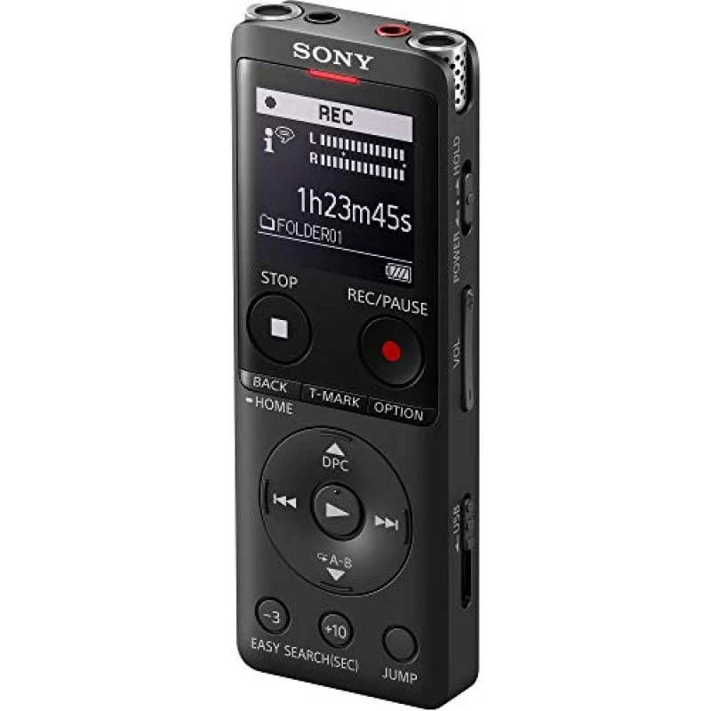 Sony ICD-UX570F Light Weight Voice Recorder, with 20hours Battery Life, 4GB Built-in Memory -Black Sony ICD-UX570F Light Weight Voice Recorder, with 20hours Battery Life, 4GB Built-in Memory -Black