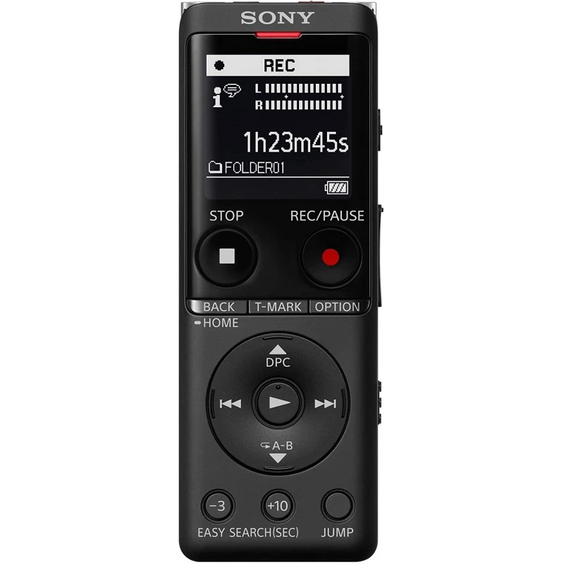 Sony ICD-UX570F Light Weight Voice Recorder, with 20hours Battery Life, 4GB Built-in Memory -Black Sony ICD-UX570F Light Weight Voice Recorder, with 20hours Battery Life, 4GB Built-in Memory -Black
