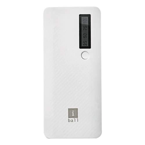 iBall IB-10000LI Powerbank. with a 10000 mAh Battery and a 2.4 A Fast Charging Output with Dual USB Output (White) iBall IB-10000LI Powerbank. with a 10000 mAh Battery and a 2.4 A Fast Charging Output with Dual USB Output (White)