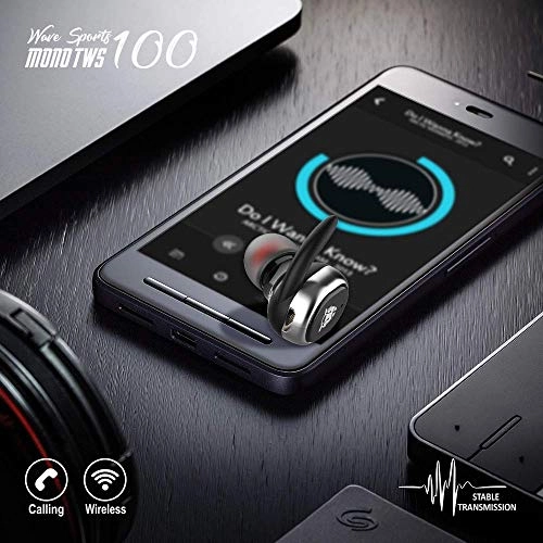 ANT AUDIO Mono 100 Bluetooth Truly Wireless in Ear Earbuds with Mic Black ANT AUDIO Mono 100 Bluetooth Truly Wireless in Ear Earbuds with Mic Black
