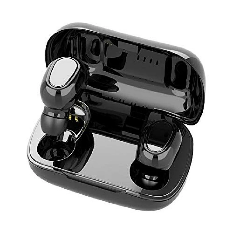 Airtree TWS L21 Wireless Earphones Bluetooth 5.0 Headphones Mini Stereo Earbuds Sport Headset Bass Sound Built-in Micphone Black Airtree TWS L21 Wireless Earphones Bluetooth 5.0 Headphones Mini Stereo Earbuds Sport Headset Bass Sound Built-in Micphone Black