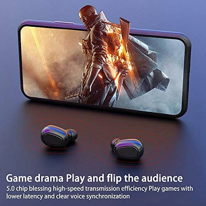Airtree TWS L21 Wireless Earphones Bluetooth 5.0 Headphones Mini Stereo Earbuds Sport Headset Bass Sound Built-in Micphone Black Airtree TWS L21 Wireless Earphones Bluetooth 5.0 Headphones Mini Stereo Earbuds Sport Headset Bass Sound Built-in Micphone Black
