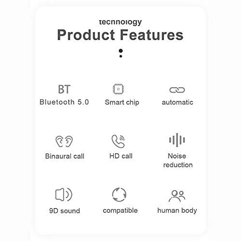 Airtree TWS L21 Wireless Earphones Bluetooth 5.0 Headphones Mini Stereo Earbuds Sport Headset Bass Sound Built-in Micphone Black Airtree TWS L21 Wireless Earphones Bluetooth 5.0 Headphones Mini Stereo Earbuds Sport Headset Bass Sound Built-in Micphone Black