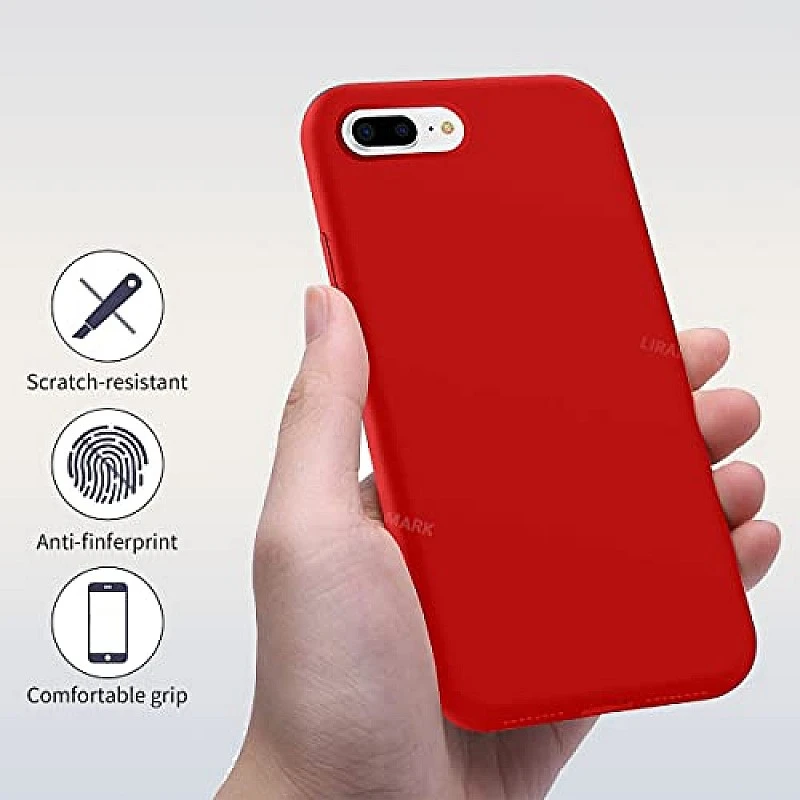 apple leather case Cover Case for Apple iPhone 7 Plus / 8 Plus (Red) apple leather case Cover Case for Apple iPhone 7 Plus / 8 Plus (Red)