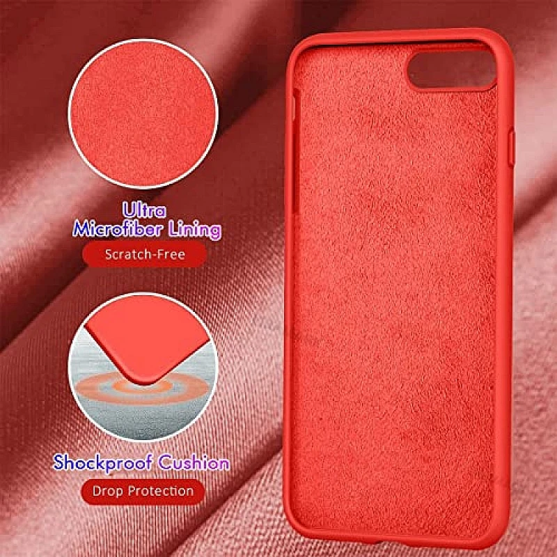 apple leather case Cover Case for Apple iPhone 7 Plus / 8 Plus (Red) apple leather case Cover Case for Apple iPhone 7 Plus / 8 Plus (Red)