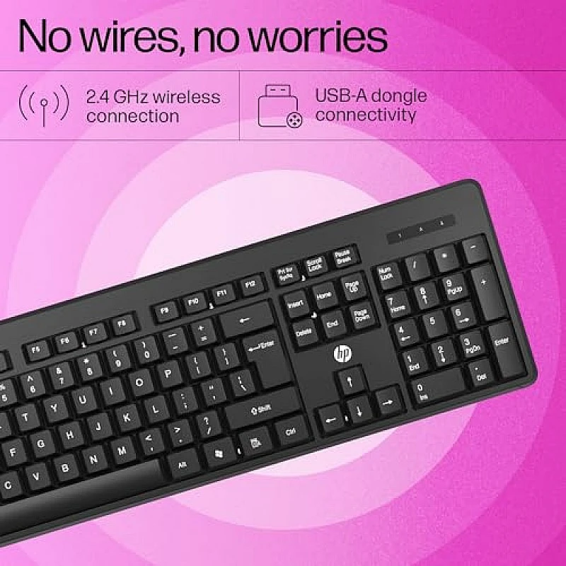 HP K160 Wireless Keyboard Shortcut Keys Black HP K160 Wireless Keyboard Shortcut Keys Black