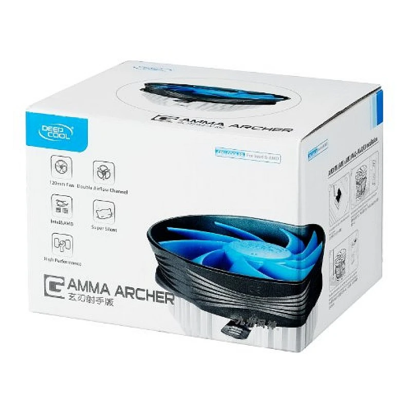 DEEPCOOL GAMMAXX GTE V2 CPU Air Cooler with 120mm RGB Fan for Intel LGA1200/1151/1150/1155/1366 and AMD AM4/AM3+/AM3/AM2+/AM2/FM2+/FM2/FM1 DEEPCOOL GAMMAXX GTE V2 CPU Air Cooler with 120mm RGB Fan for Intel LGA1200/1151/1150/1155/1366 and AMD AM4/AM3+/AM3/AM2+/AM2/FM2+/FM2/FM1