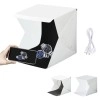 Verilux® 20x20cm Foldable Photo Studio with 2 Light Strips and 2 Colors Photography Backdrops Softbox Photography Verilux® 20x20cm Foldable Photo Studio with 2 Light Strips and 2 Colors Photography Backdrops Softbox Photography