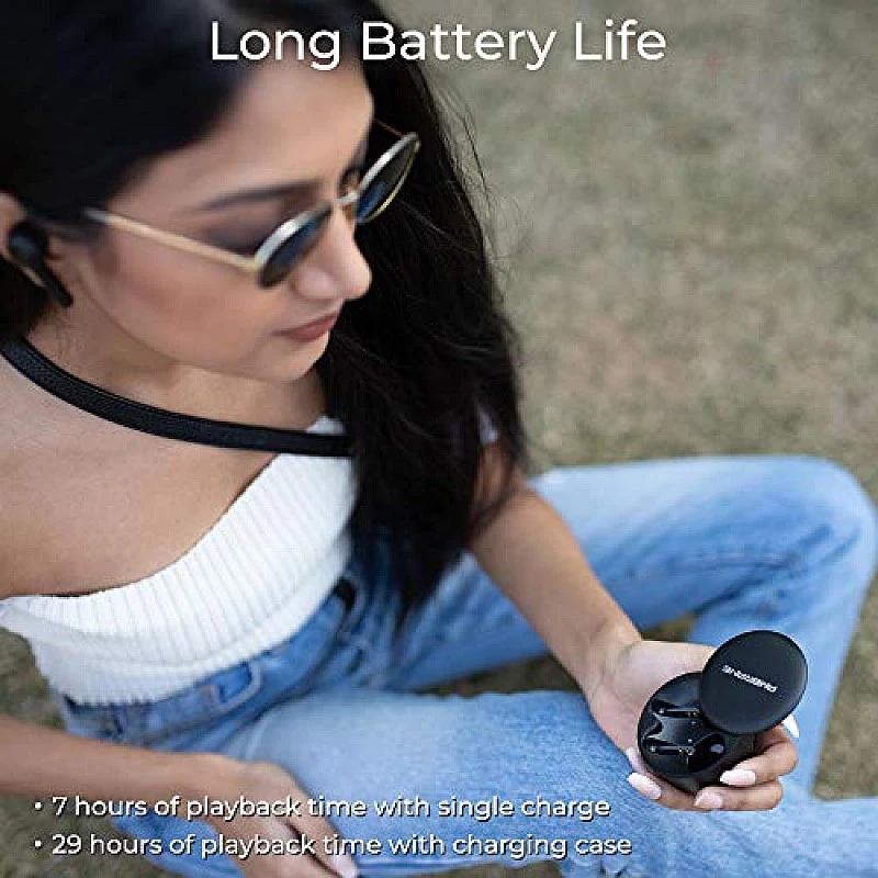 Ambrane BeatsDuo True Wireless Stereo Earphones with High Bass HD Sound Ambrane BeatsDuo True Wireless Stereo Earphones with High Bass HD Sound