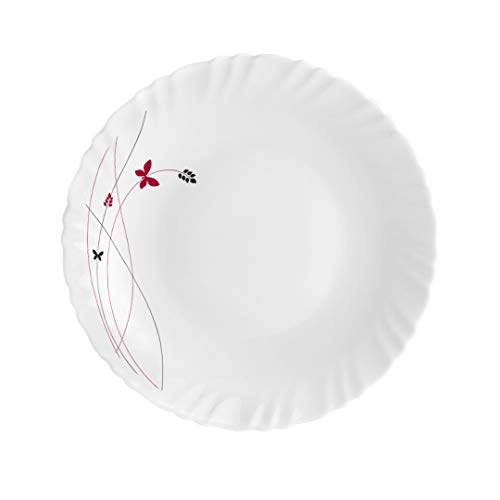 Cello Opalware Dazzle Series Lush Fiesta Dinner Set, 35 Units  Opal Glass Dinner Set for 6