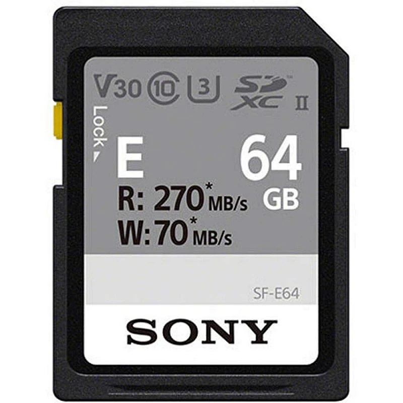 Sony SF-E64 Hi- Speed Memory Card Sony SF-E64 Hi- Speed Memory Card