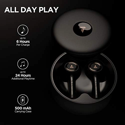 Boat Airdopes 511V2 TWS Ear-Buds with IWP Technology, (Active Black) Boat Airdopes 511V2 TWS Ear-Buds with IWP Technology, (Active Black)