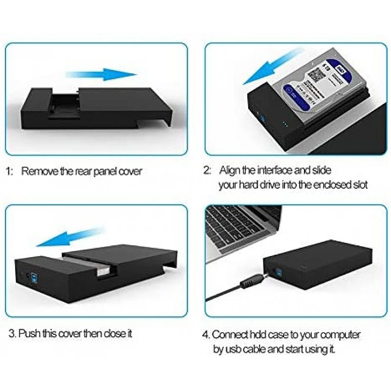 Live Tech 3.5/2.5 Inch SATA to USB 2.0 External Hard Drive Case for Laptop/Desktop/SSD HD (Hard Disk Not Included) (HDC05 USB 2.0) Live Tech 3.5/2.5 Inch SATA to USB 2.0 External Hard Drive Case for Laptop/Desktop/SSD HD (Hard Disk Not Included) (HDC05 USB 2.0)